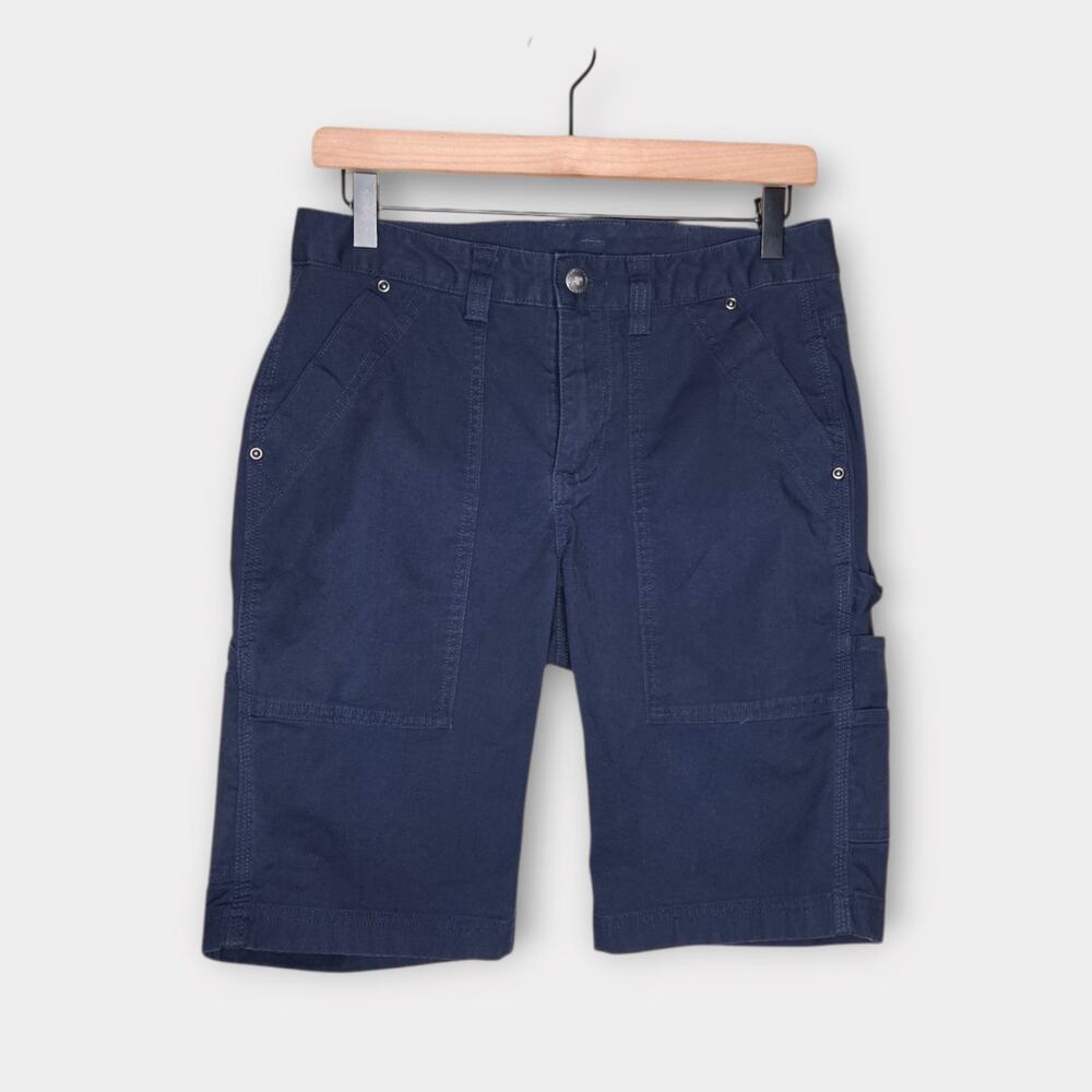 Duluth Trading DuluthFlex Fire Hose COOLMAX 11” Shorts Navy Women's 4